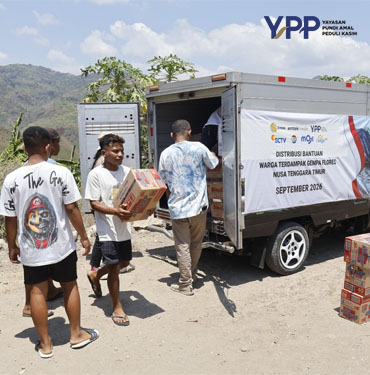 YPP Emtek Media Jangkau Manggarai Timur Salurkan Bantuan Gempa baritokuala dan Layanan Psikososial Anak